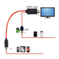 MHL Micro USB a HDMI TV Adaptador de cable AV HDTV para SAMSUNG Galaxy S3 / S4 / Note 2